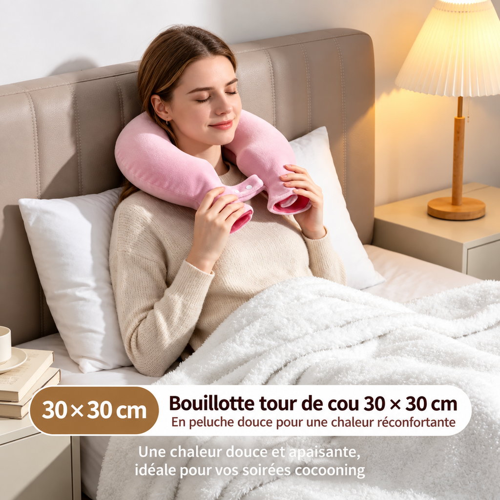 Bouillotte Cervicale Tour de Cou U-Shape Chauffante