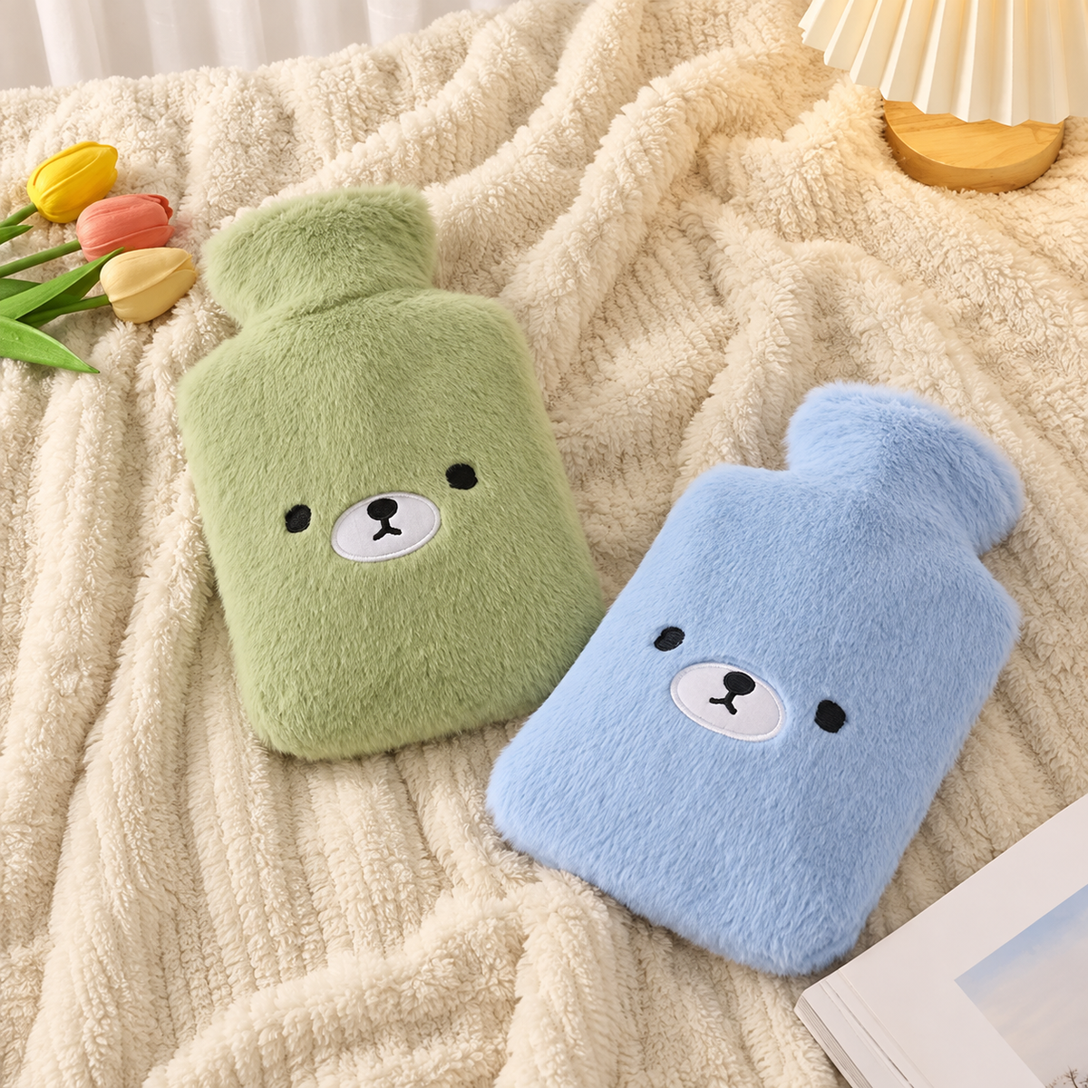 Bouillotte à Eau Peluche Ours Mignon