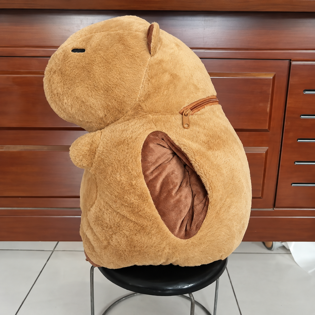 Bouillotte Peluche Capybara Chauffe-Mains 30cm