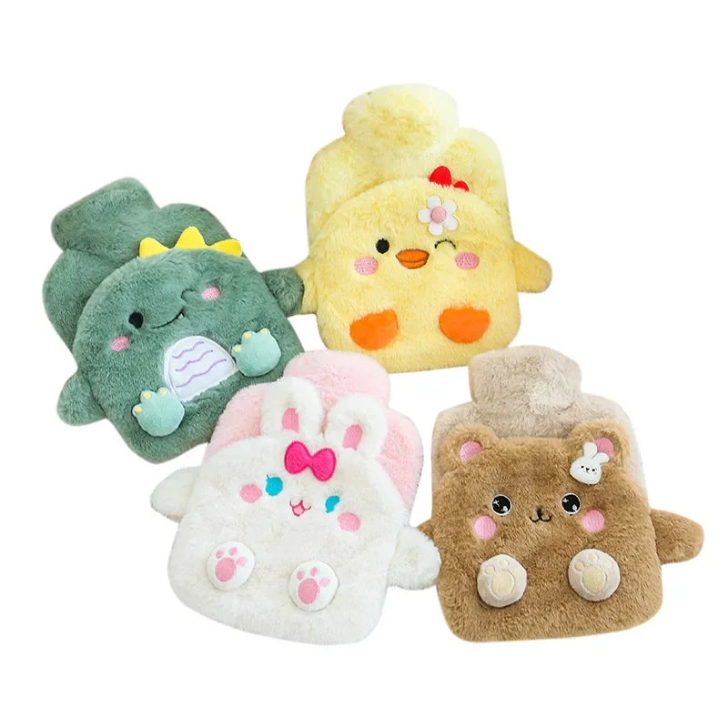 Bouillotte Chauffe-Mains Peluche Animaux Kawaii