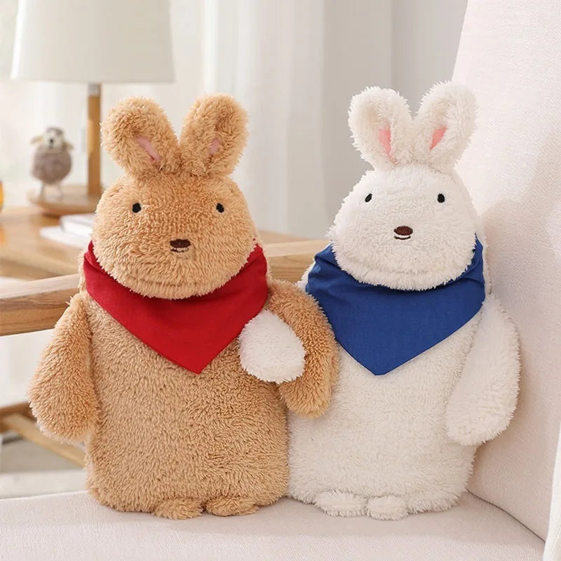 Bouillotte Peluche Chauffe-Mains Animaux Écharpe 1000ml